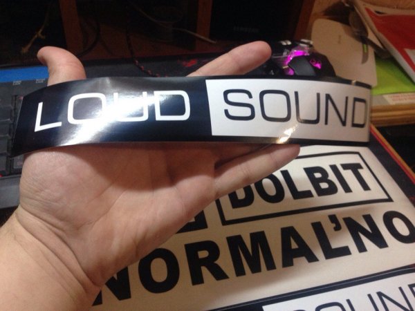 Loud Sound f-13 наклейка