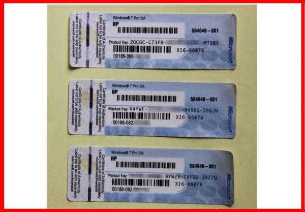 Windows 7 Ultimate x64 наклейка