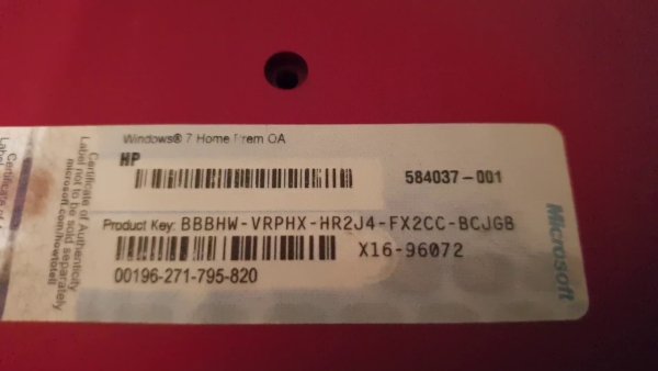 Ключ Windows 7 Home Premium 64 лицензионный ключ