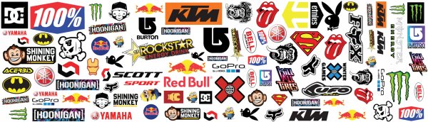 Набор наклеек на самокат