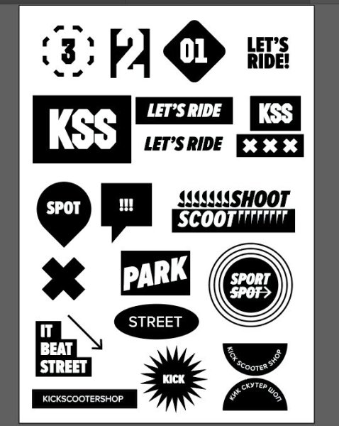 Наклейки на бмх стикер пак