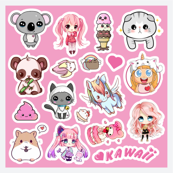 Наклейки для срисовки