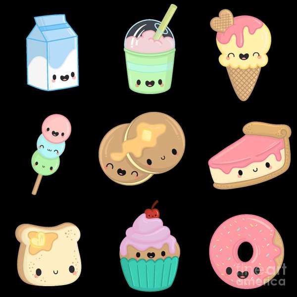 Каваи наклейки