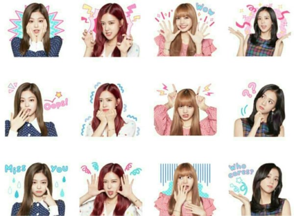 Стикеры k-Pop BLACKPINK