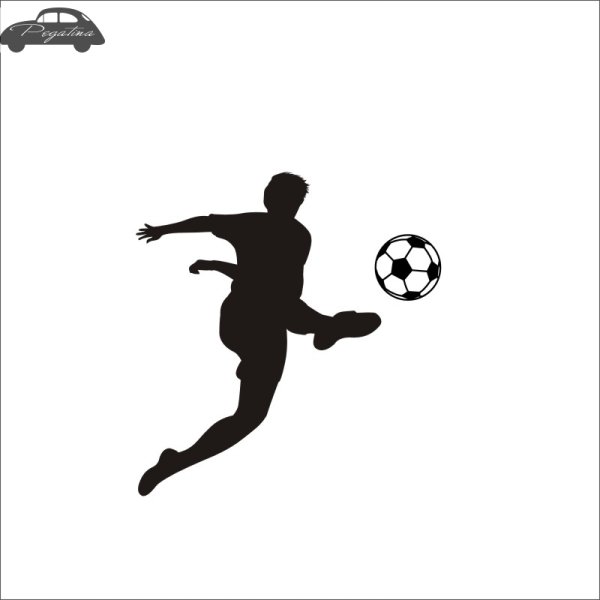 Футбол с наклейками.