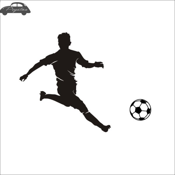 Футбол с наклейками.