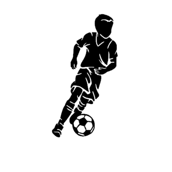 Футбол с наклейками.