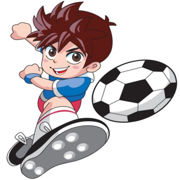 Футбол с наклейками.