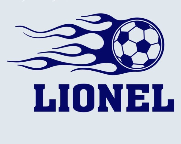 Наклейка на стену футболист