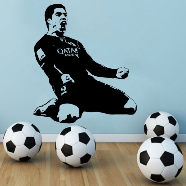 Футбол с наклейками.