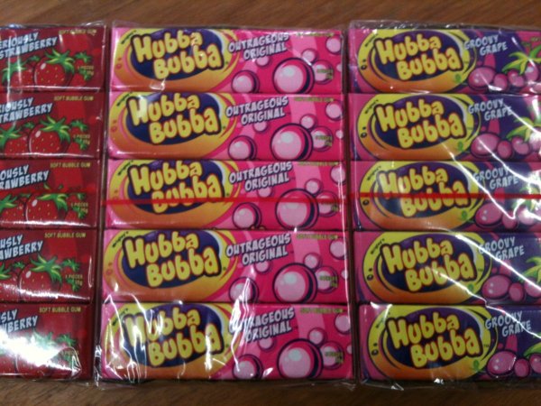 Hubba Bubba жвачка с наклейками