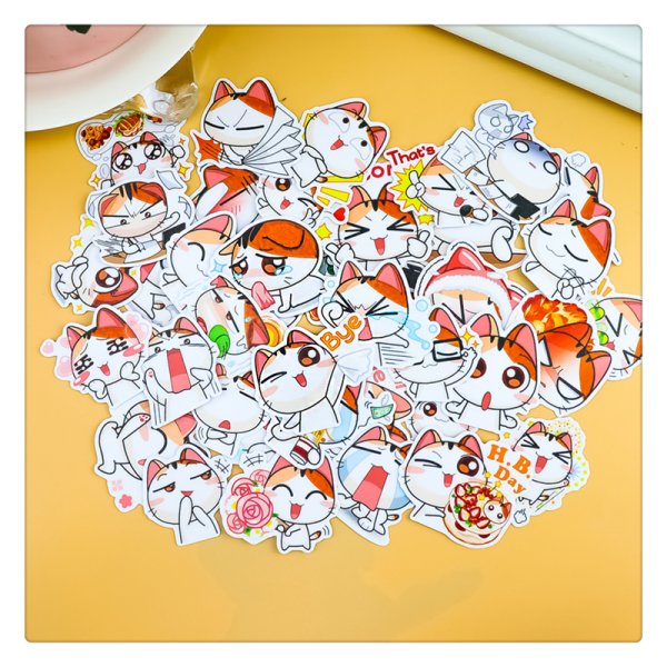 Наклейка оранжевая