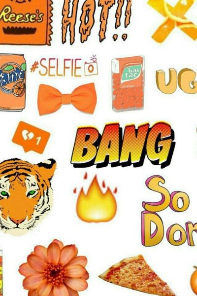 Наклейки апельсин