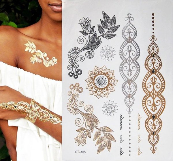 Переводные наклейки на тело