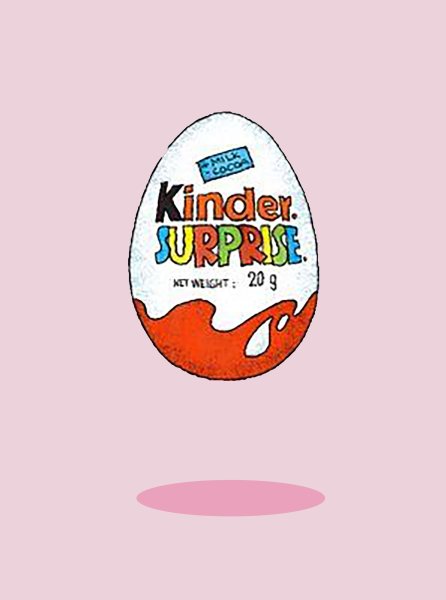 Этикетка kinder сюрприз