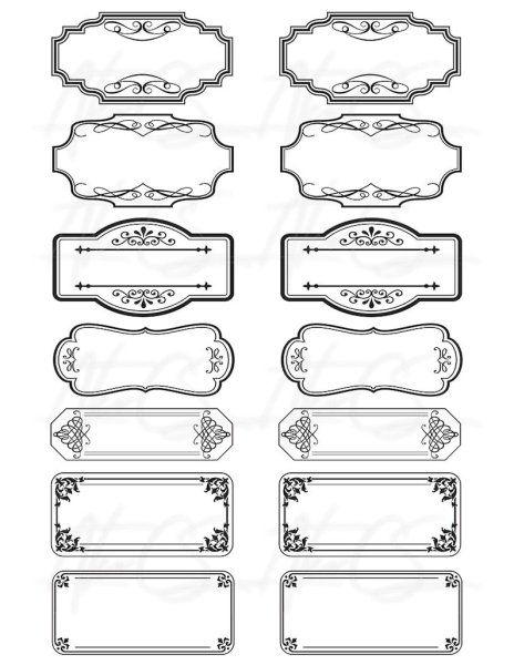 Бирки для баночек