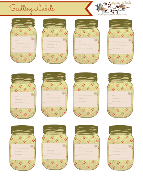 Наклейки на банки с заготовками