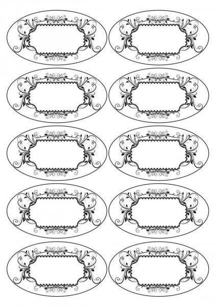 Красивые этикетки
