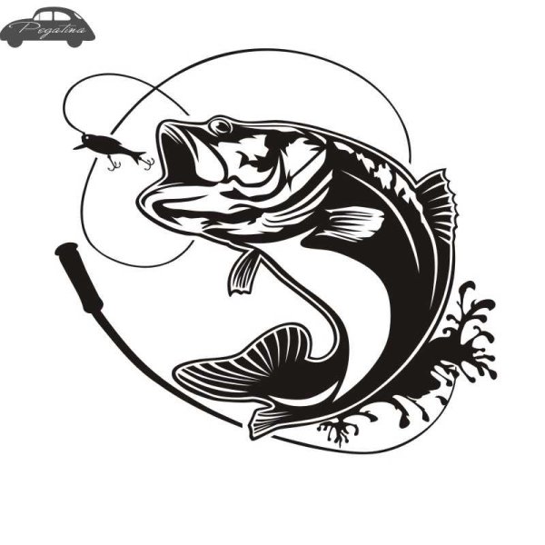 Векторные изображения рыбалка