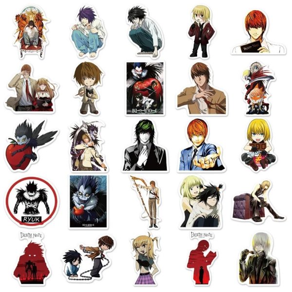 Стикеры тетрадь смерти