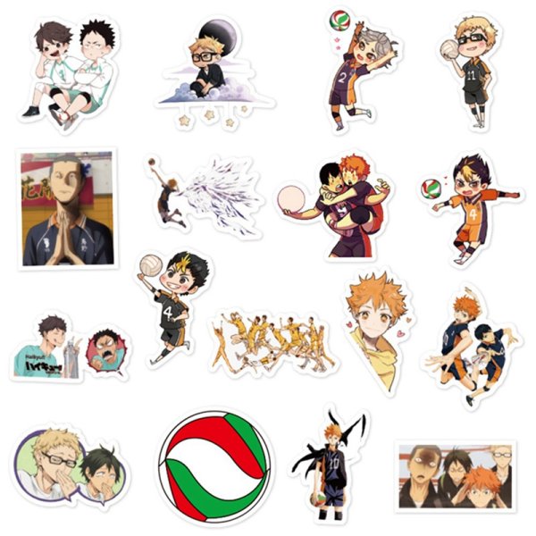 Наклейки в стиле аниме