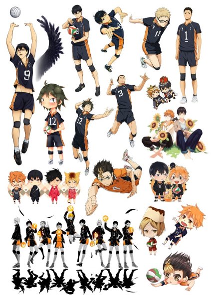 Стикеры Haikyuu