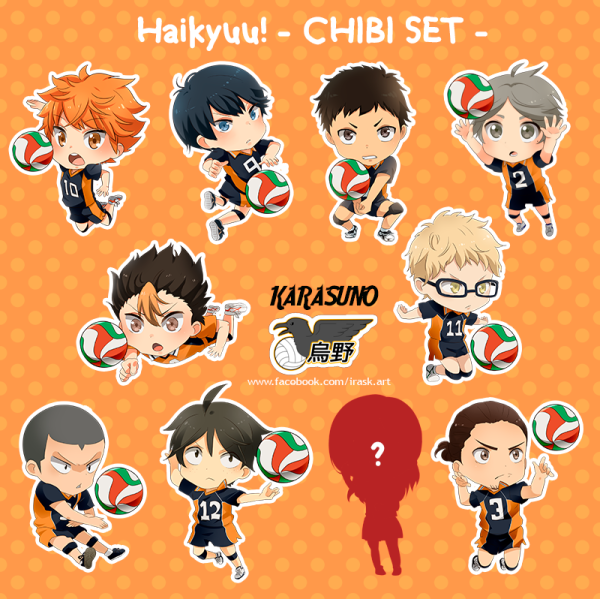 Anime Haikyuu Стикеры