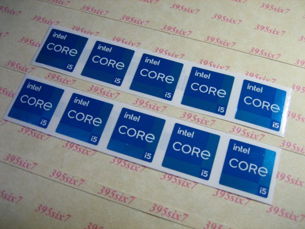 Наклейка логотип Intel Core i7