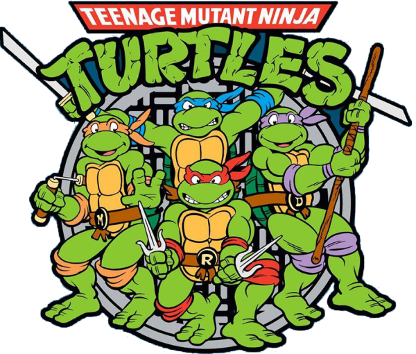 Черепашки ниндзя силуэт