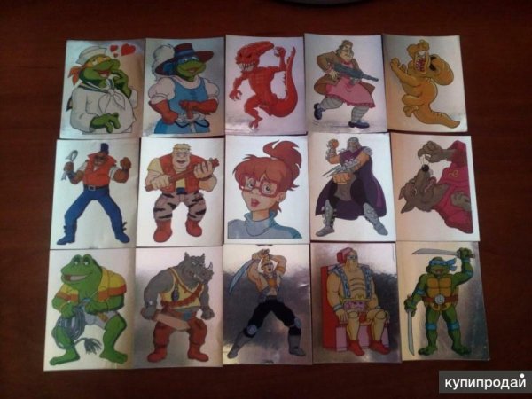 Наклейки Черепашки ниндзя