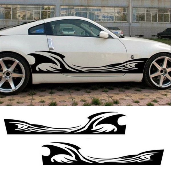 Наклейки на бок автомобиля