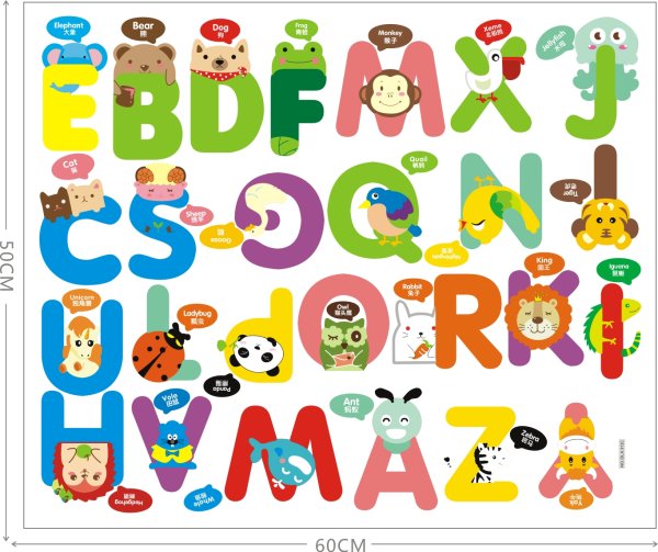 Стикеры "алфавит"