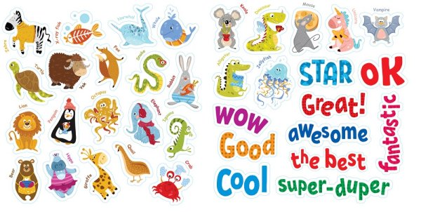 Стикеры на английском