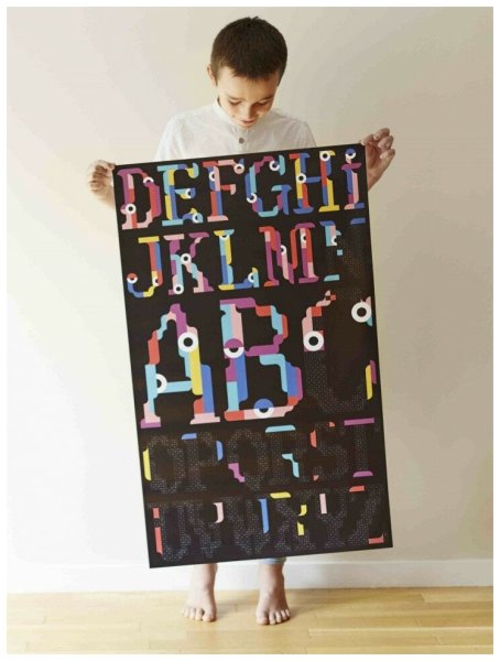 Наклейки "алфавит английский"