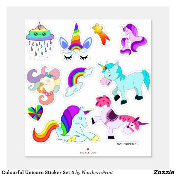 Наклейки Единорожка