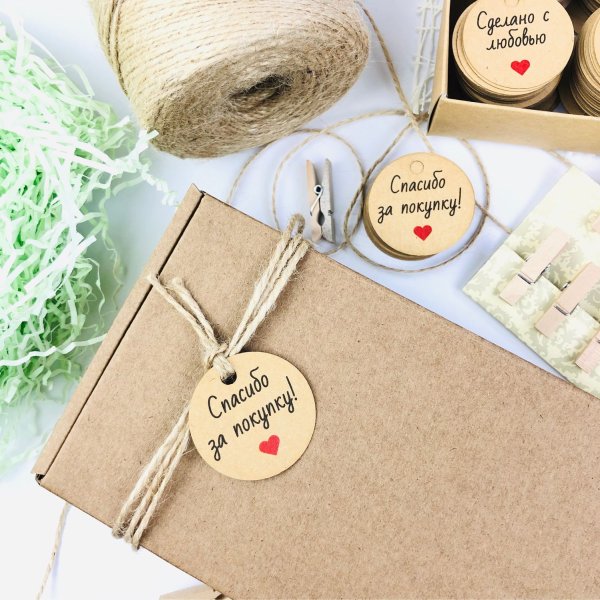 Стикеры для упаковки десертов