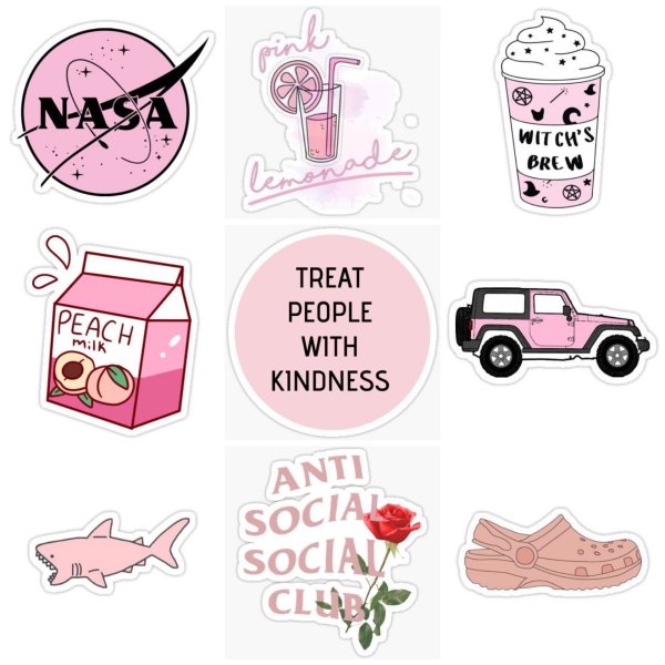 Маленькие чёрные наклейки