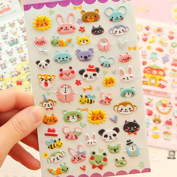 Китайские наклейки милые