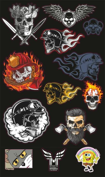 МОТОХИТ РФ наклейки