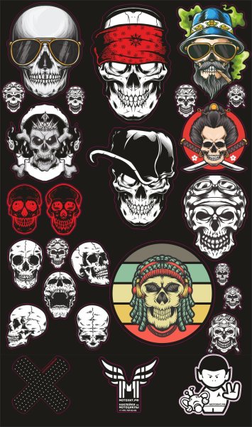 МОТОХИТ наклейки Москва