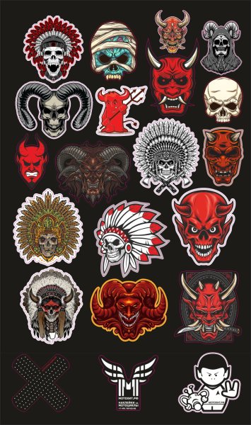 Демонические Стикеры