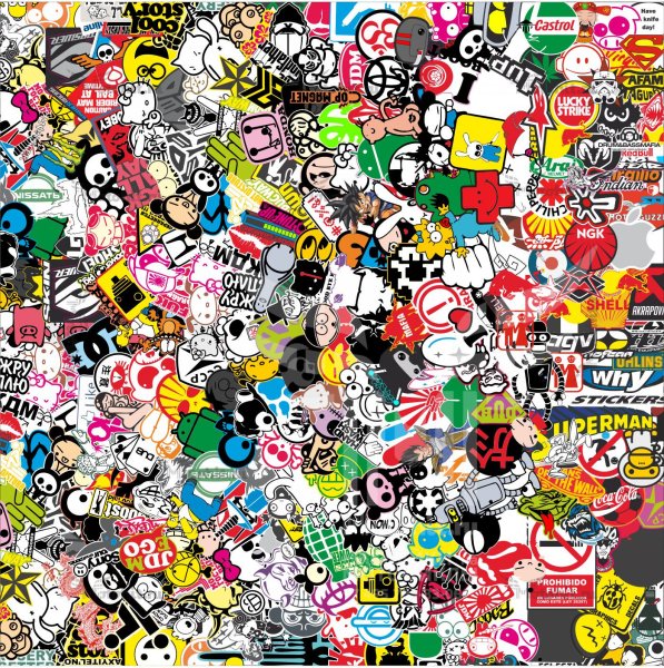 Стикербомб на мопед