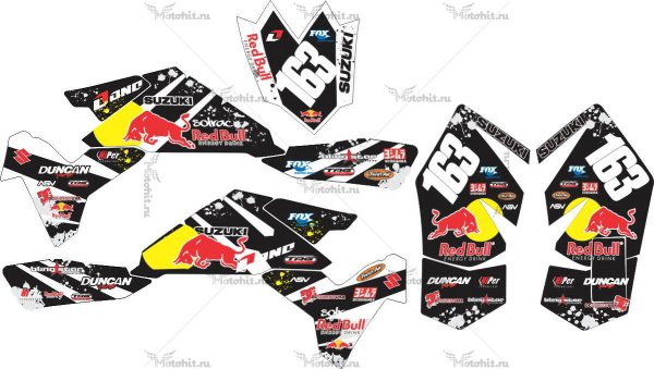 Наклейки Хонда пал