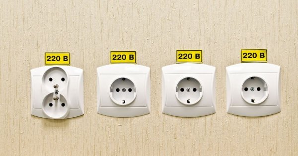 Маркировка 220в розеток и выключателей