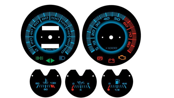 Накладки шкалы спидометра ВАЗ 2106