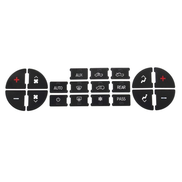 Наклейки на кнопки автомобиля