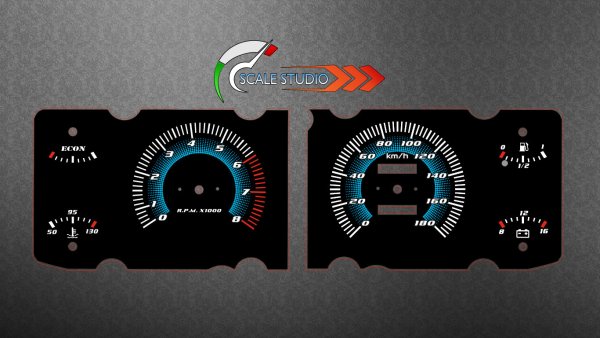 Шкалы панели приборов ВАЗ 2107