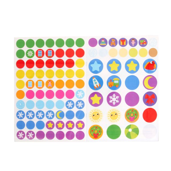 Наклейки кружочки для детей