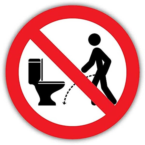 Пиктограмма человек на туалете