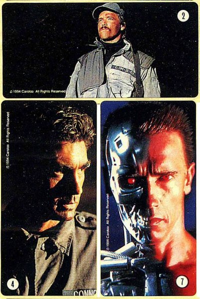 Коллекция наклеек Терминатор 2